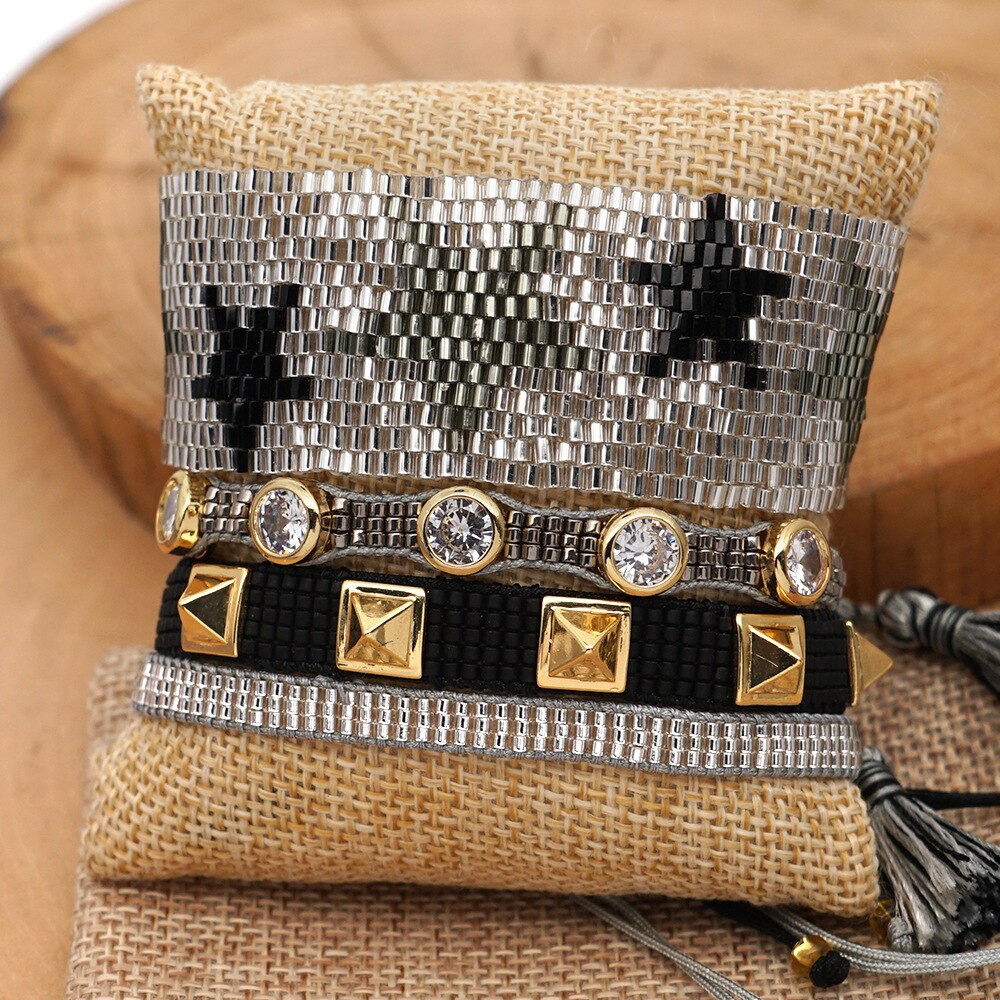 Kralen Armband Bolletjes Zilverkleurig | Armbanden