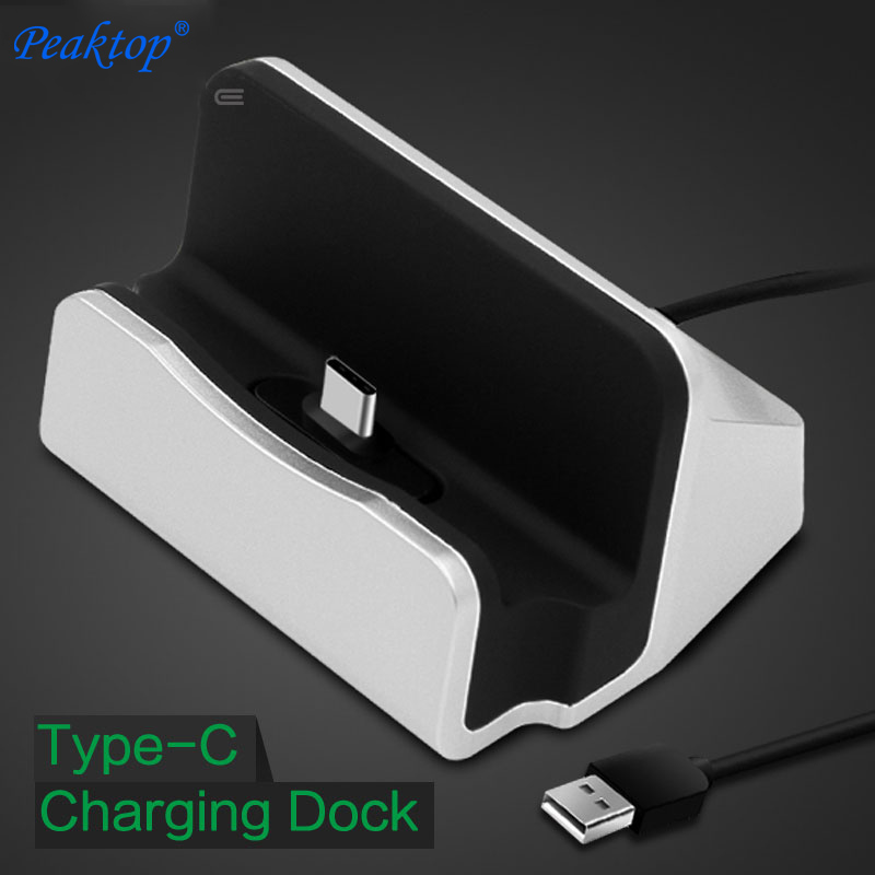 For Oneplus 5t 6 Type-C USB iPhoneX Android Fast Sync Data Phone Charger Dock Stand Station Desktop Charging For Huawei Xiaomi