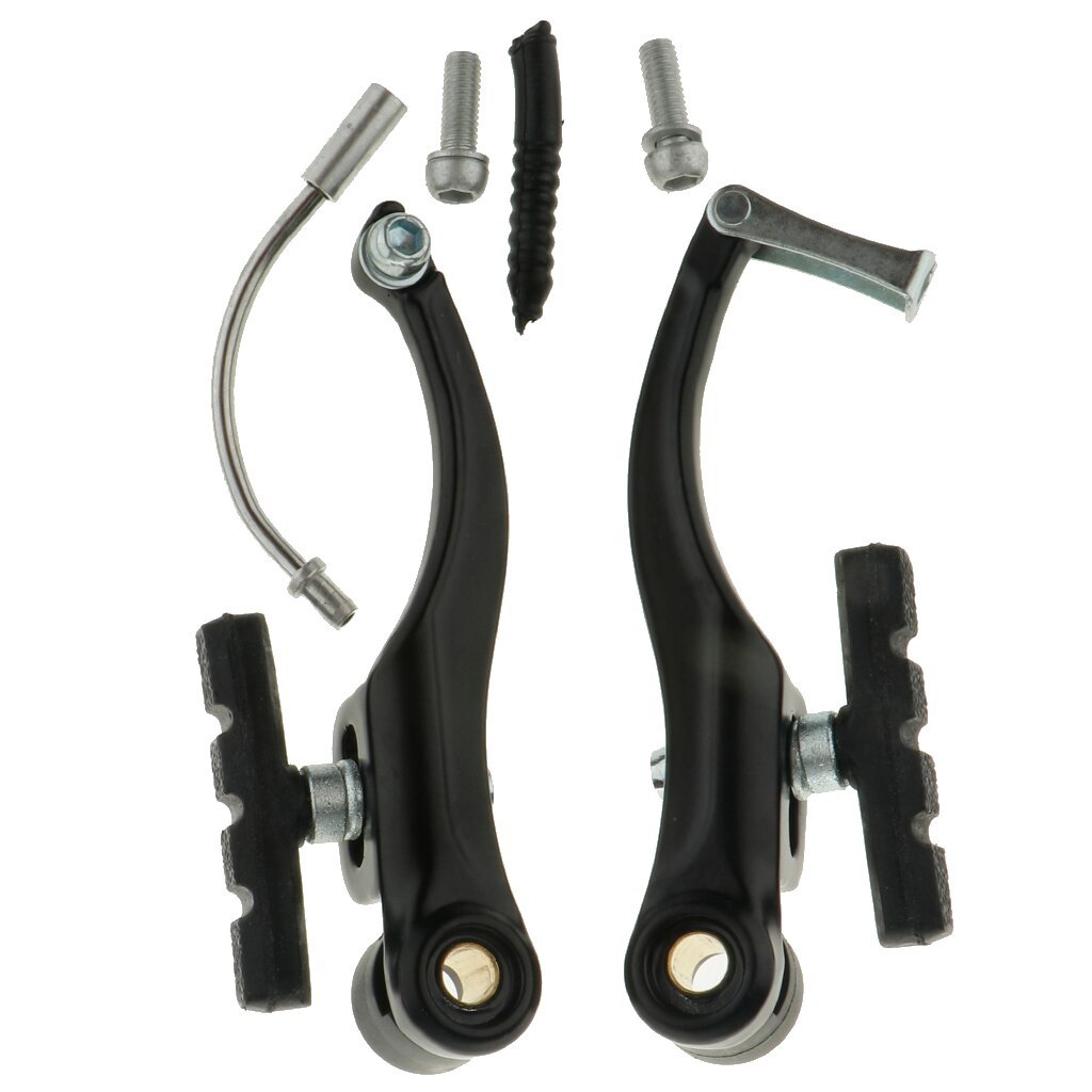 Par cykel v-bremse bremser i aluminiumslegering med justeringsklodser cykeltilbehør til road mountain mtb bmx cykler