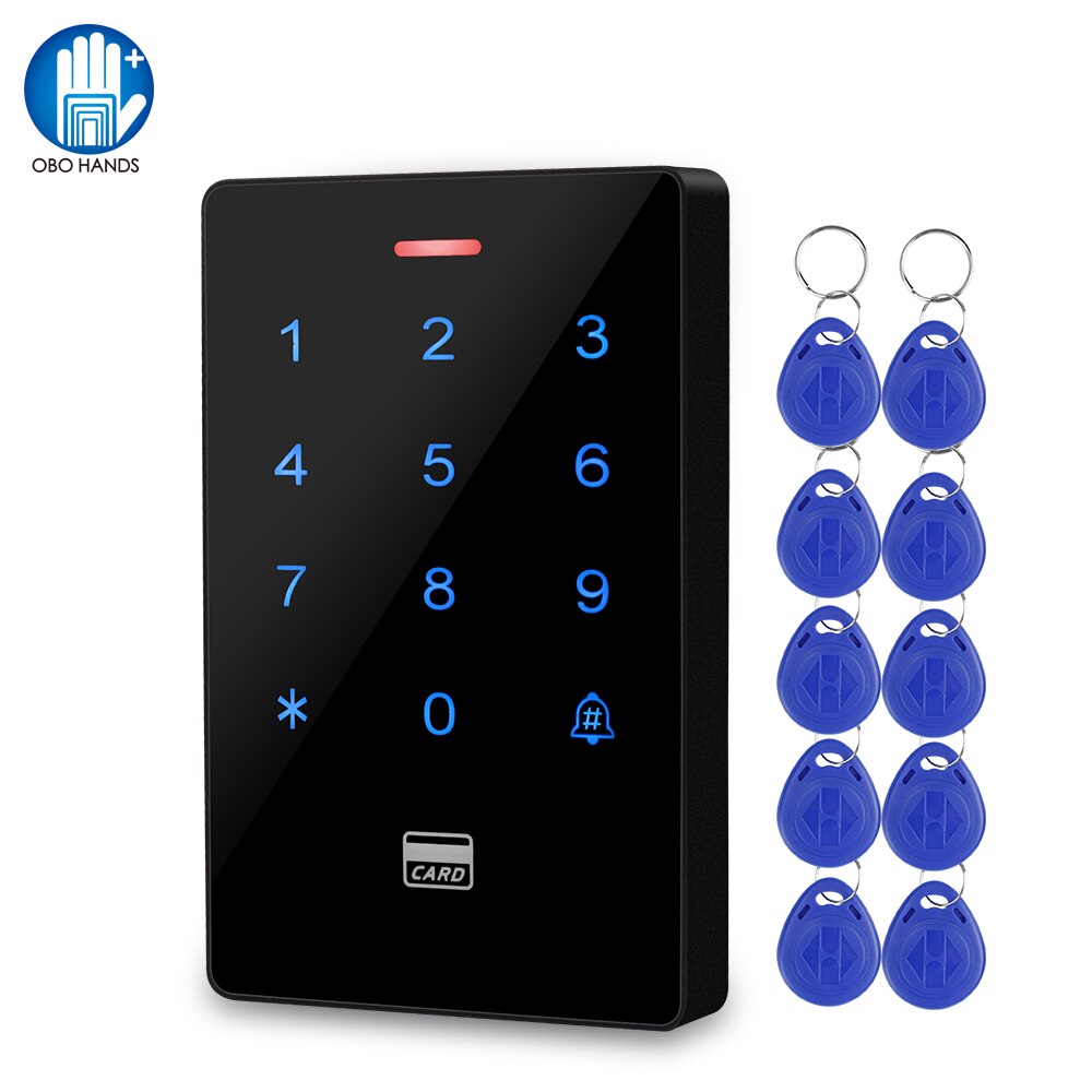 Outdoor IP68 Waterproof RFID Access Control Keypad Electronic Access Controller 125KHz Key Cards for Door Access Control System