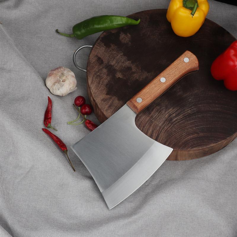 1pc Chopper Knife Ergonomically Precise Durable Stainless Steel Chef Knife for Restaurant