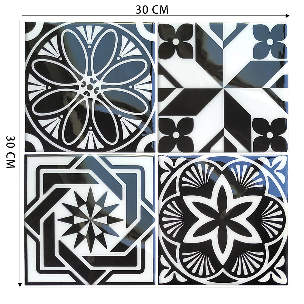 Fancy tiles Morocco Peel and Stick Backsplash Tile 12x12 Inch Self Adhesive Wall Sticker Kitchen: MSSB-720