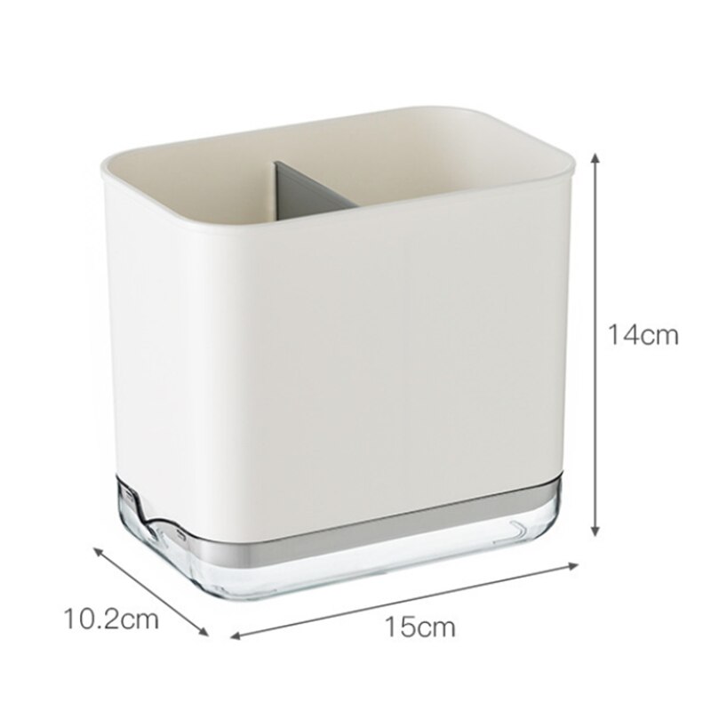 Multifunctional Spoon Fork Knife Chopstick Drain Box Tableware Storage Holder Double Layer Cutlery Shelf Kitchen Organizer Rack