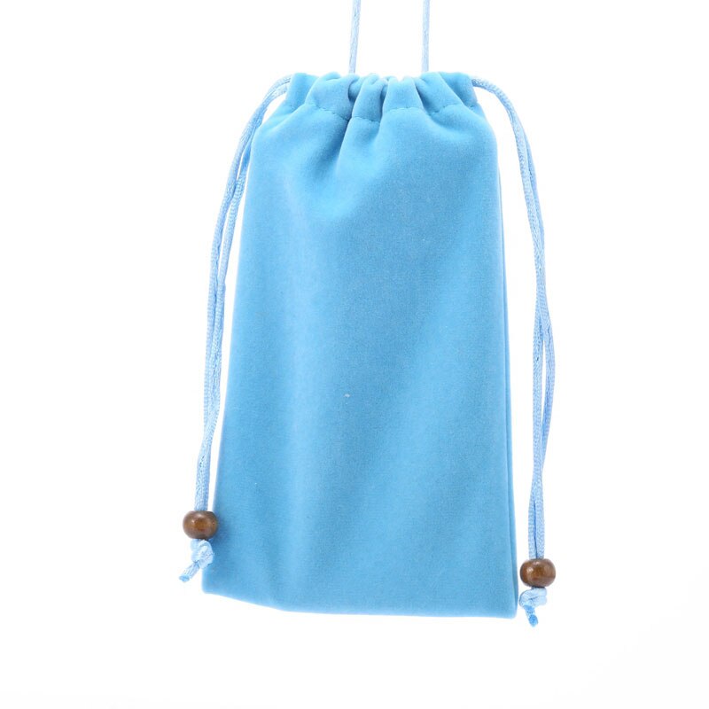 6.3 inch Universele Katoen Neck Strap Sleeve Phone Bag Case cover voor Samsung Note9 voor huawei Mate 20 P20 voor Xiaomi 8 SE: B size 6.3 inch / Sky Blue