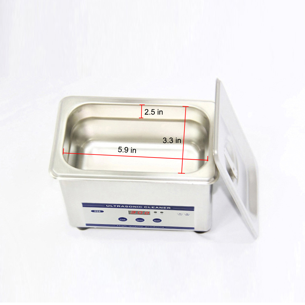 800 ML Prachtige Roestvrij Staal Ultrasone Reiniger Digitale Ultrasound Wave Wassen Unit