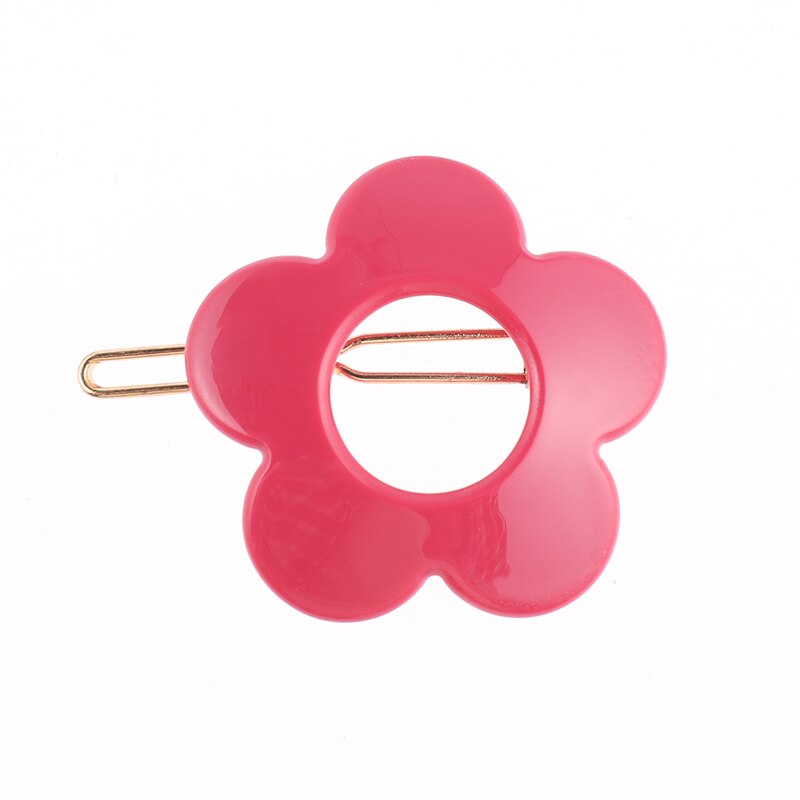 13 färg fancy akryl godis ihålig blomfärg hår groda clips grepp tillbehör för barn flickor: 830078 da 046