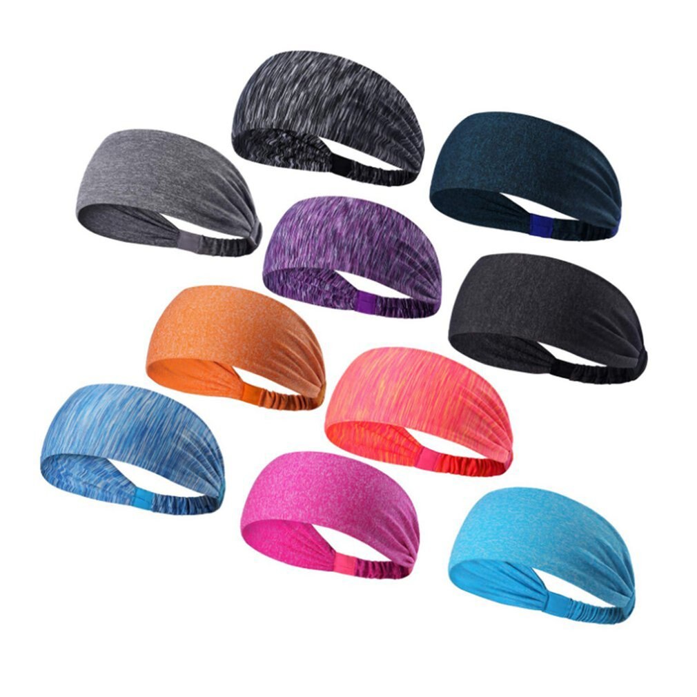 Een Set Van 10 Sport Hoofdband Voor Running Sport Reizen Fitness Elastische Wicking Antislip Lichtgewicht Multi-Stijl hoofddoek