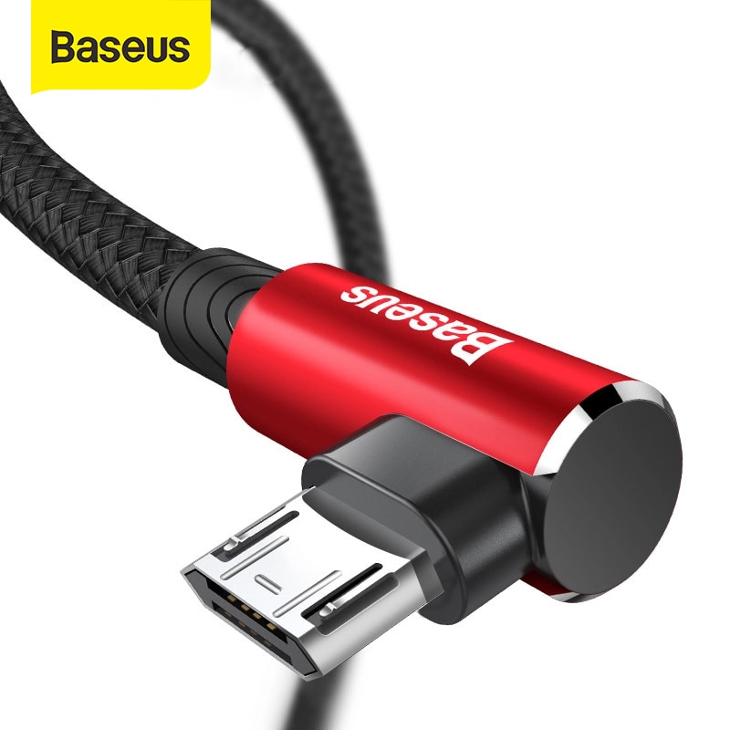 Baseus micro cabo usb reversível carga rápida sincronização de dados cabo microusb para xiaomi redmi 4x nota 4 android cabo do telefone móvel