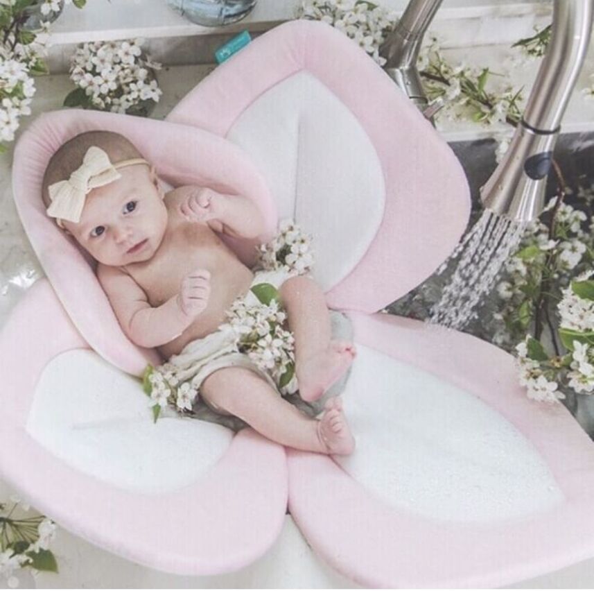 Bloem Speelkleed Bad Kussens Voor Baby Bloeiende Sink Bad Voor Bescherming Baby Wastafel Douche Leuke Zachte Kussen Pasgeboren