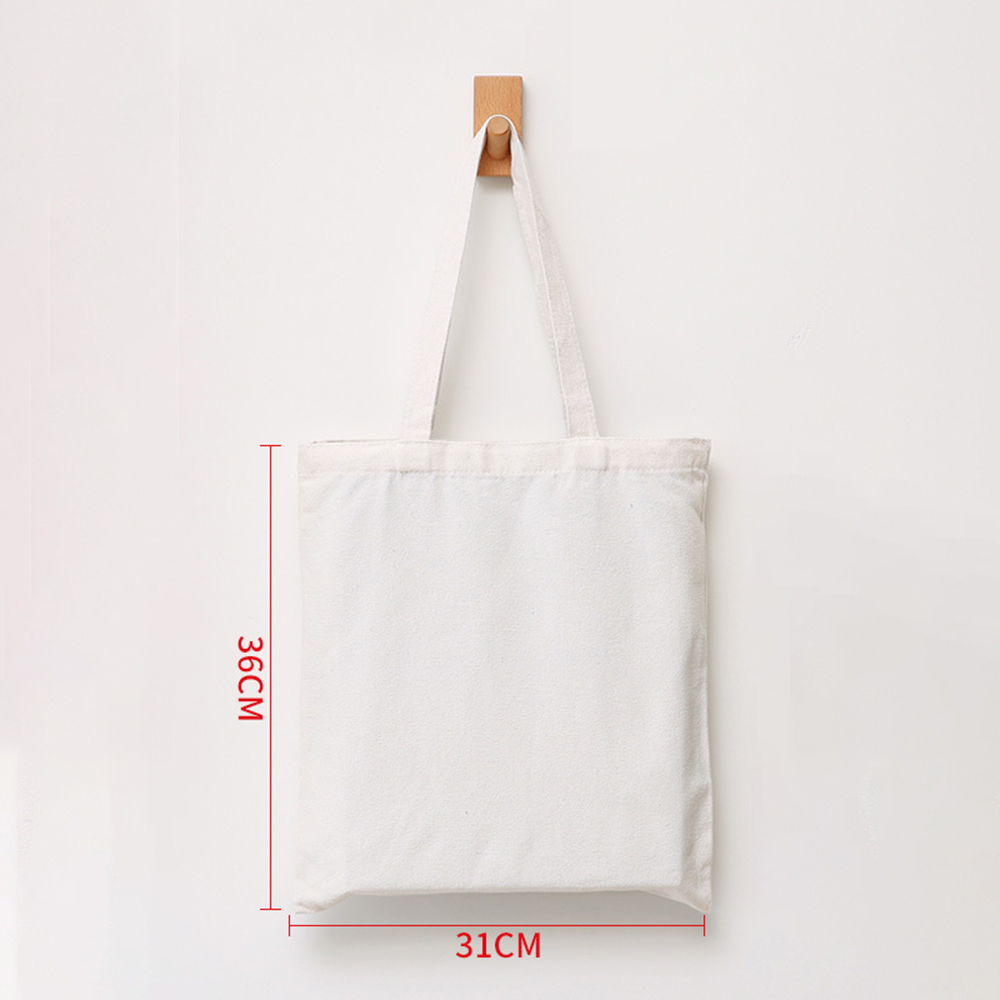 Große Kapazität Segeltuch Schulterhandtasche Falten umweltfreundliche Baumwoll-Tragetaschen Wiederverwendbare DIY-Umhängetasche Einkaufstasche Beige Weiß: Gelb