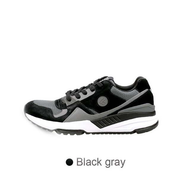 Xiaomi FREETIE 90 zapatos deportivos Retro Para Hombre Zapatos casuales para correr zapatillas transpirables resistentes al desgaste zapatos elásticos de choque: Black Grey 40