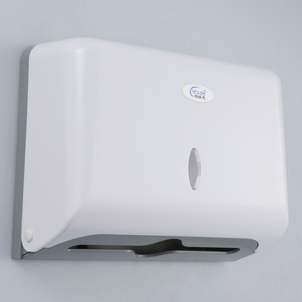 Wall-mounted Bathroom Tissue Box Paper Tissue Container Paper Towel Dispenser Tissue Box Holder(White)