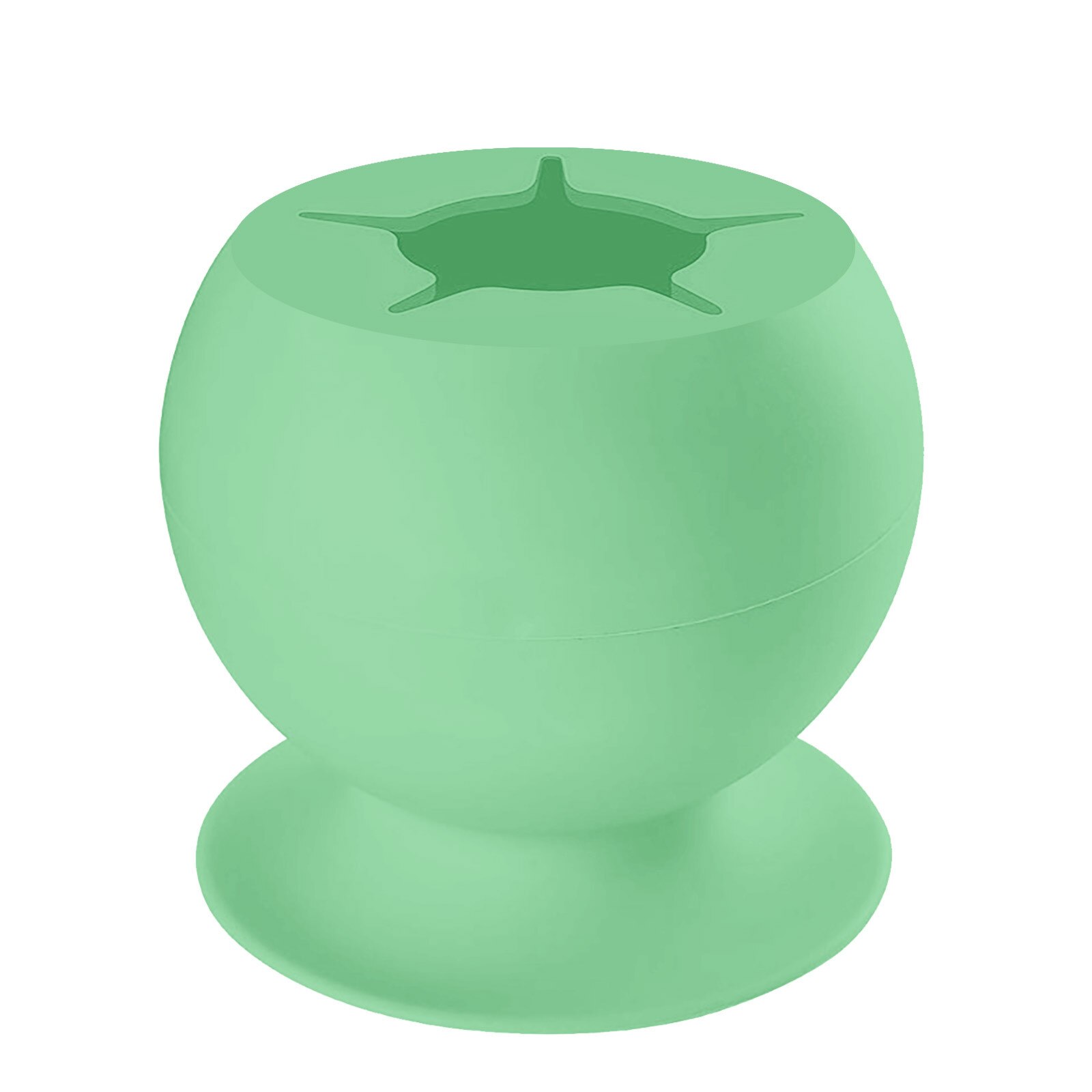 Hoge Siliconen Wieden Afval Collector Vinyl Siliconen Zuignap Wieden Tool Kit Diy Handwerk Opbergdoos Cup Decor: Green 