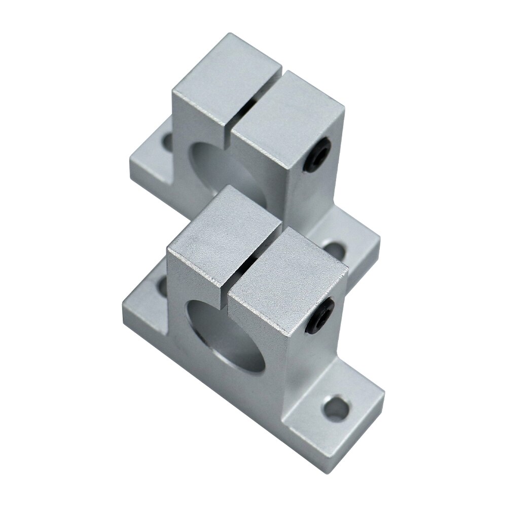 2 pc/lot SK8 SK10 SK12 SK16 SK20 SK25 linear shaft rail shaft Side Blocks support bearing for CNC 3D printer