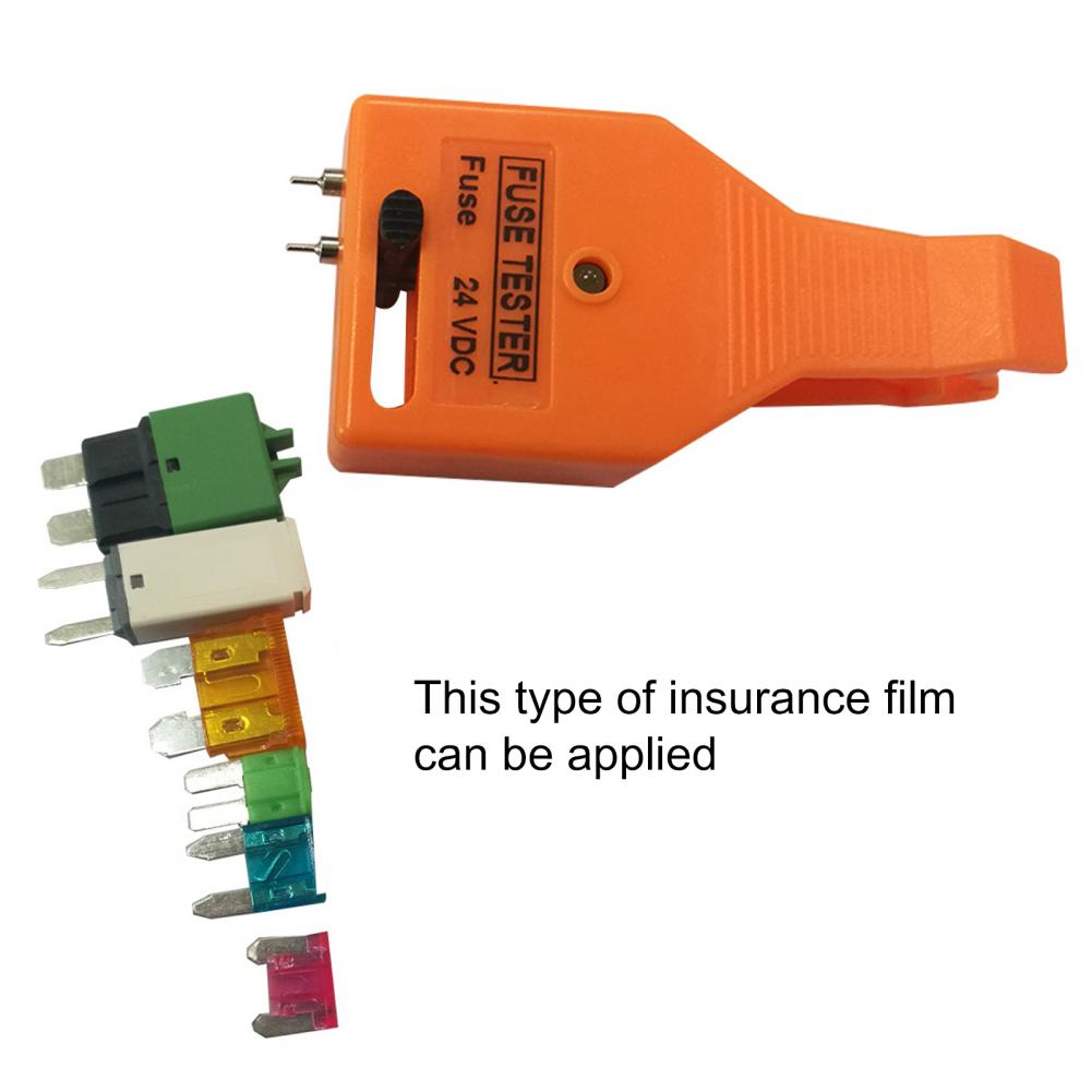 Mini Portable 2 in 1 Car Blade Fuse Tester Multifunctional Checking Easy to Use Blade Fuse Checker Puller Tool for Testing Fuse
