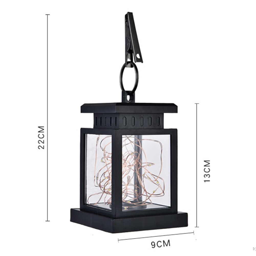 LED Solar Landscape Lights Hanging Lantern Outdoor Garden Lamp Waterproof: Default Title