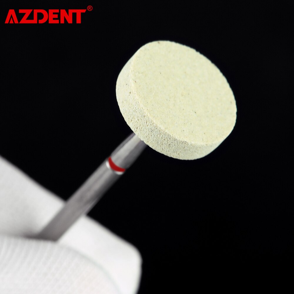 AZDENT Dental Lab Ceramic Diamond Stone Grinder Zirconia Porcelain Polish Polisher Polishing Grit Fine 2.35mm 6 Sizes