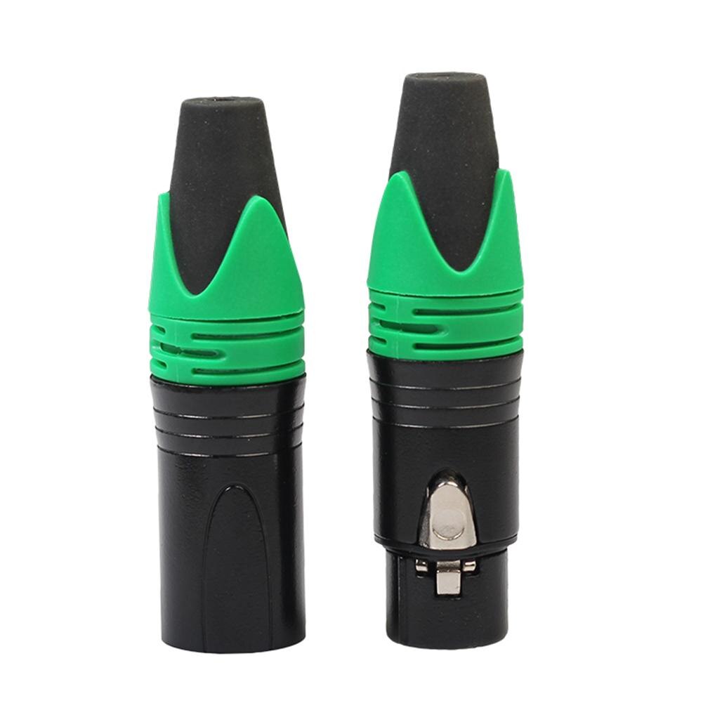 2 pièces boîtier en alliage de Zinc XLR 3 broches mâle femelle adaptateur Audio connecteur pour les produits Mic appartiennent au positionnement haut de gamme