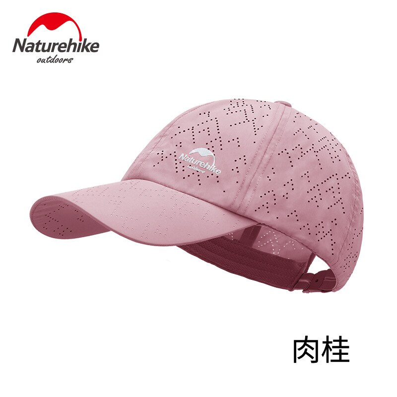 Naturehike-Gorra con visera para exteriores, gorro de senderismo transpirable informal, gorro alpino, gorra de beisbol para verano: Pink