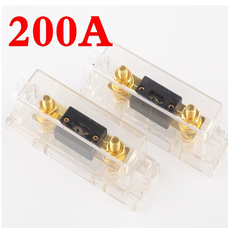 1 stk anl-boks sikringsholder distribusjon sikringsholder sikringsholder blad i 0 4 8 måler positiv 100a 200a 300a: Gul