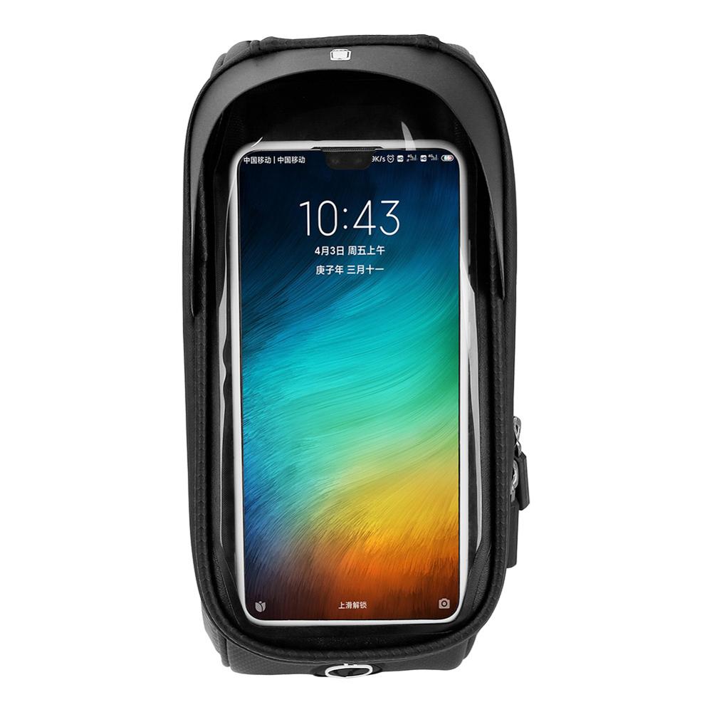 Wheel Up Waterproof Bicycle Bag MTB Road Bike Front Frame Pouch Bags Touchscreen Cycling Top Tube Hard Shell Mobile Phone Case
