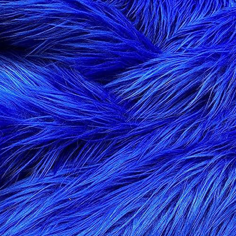 Zachte lange vachtstof kleurrijke vierkante pluche kunstmatige patchwork doe-het-zelf handgemaakte kerstpop baard haar kussen naaimateriaal accessoire: Groente