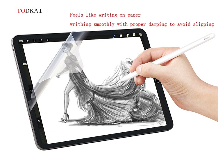 Paper-Like Matte Film PET Screen Protector for iPad air 4 7th 8th gen 10.2/Air 3/ Mini 5/4 / Pro 11 / 9.7 Air 2 air 1