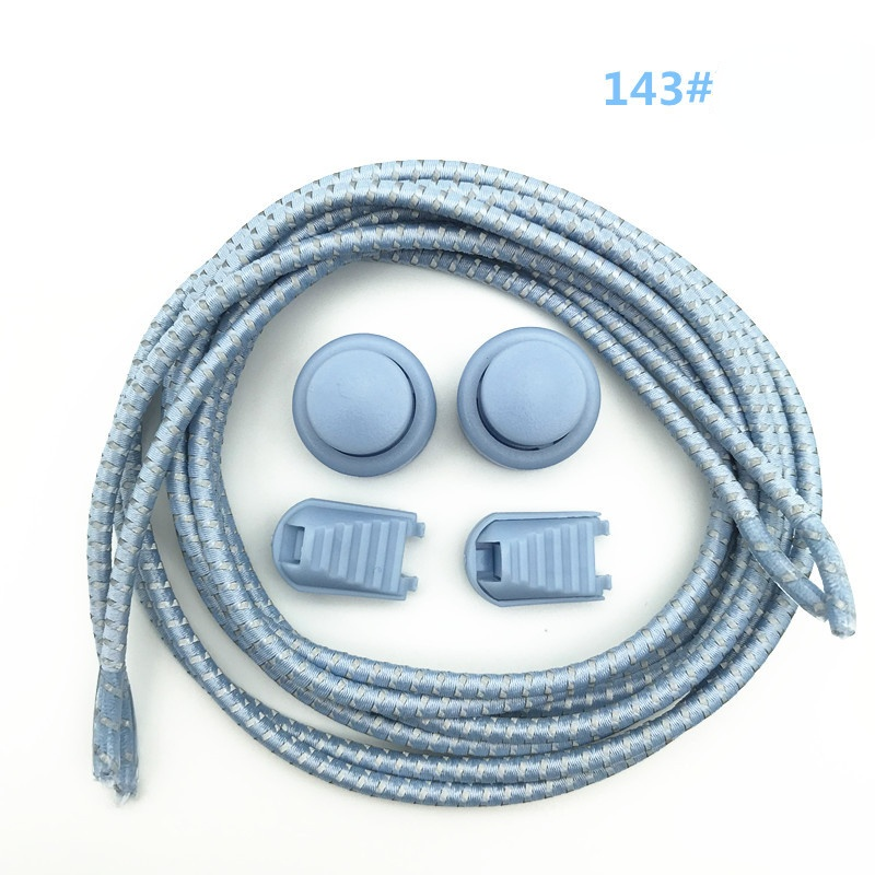 Schnürsenkel Kreative Schnell Keine Krawatte Schnürsenkel freundlicher Erwachsene unisex Schnürsenkel Turnschuhe Sport Faul Schnürsenkel Reflektierende Elastische Elastische: hell Blau