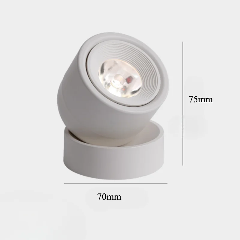 Spot Led Downlight Ceiling Lamp Spotlight Led Lights Down Light for Kitchen Home Decor Surface Mounted 3colors Lighting Luminair: Red / 3w / black