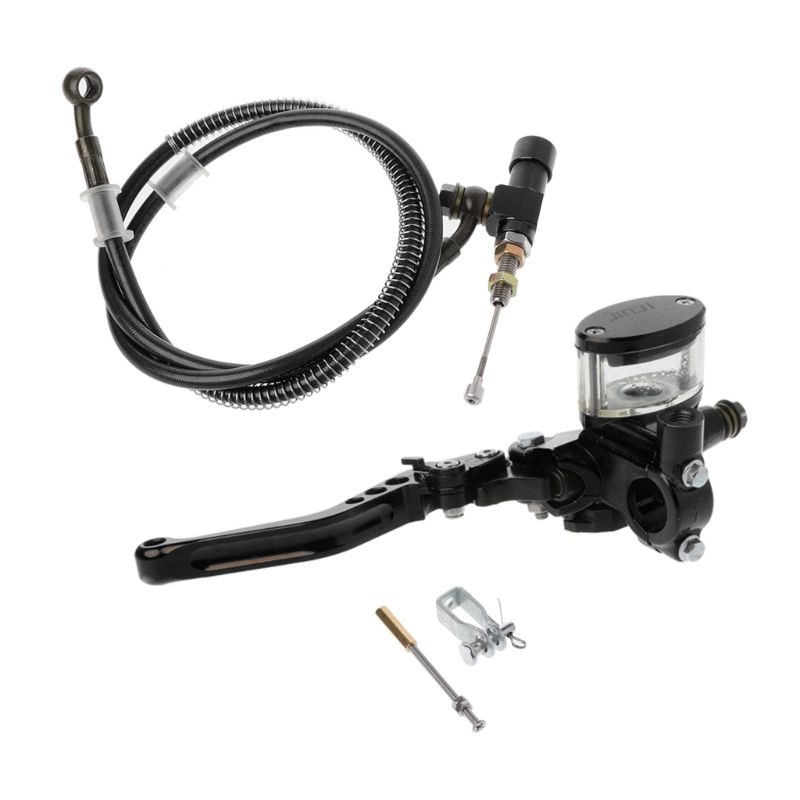 7/8" 22mm Motorcycle CNC Hydraulic Clutch Kit Lever Master Cylinder Knitting Oil Hose 125 ~ 250cc