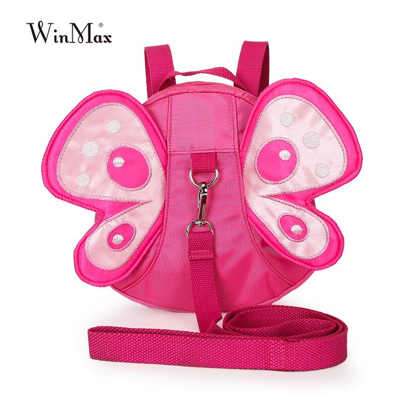 Winmax Anti-verloren Leine Kleinkind Tasche SchöNe Schmetterling freundlicher Schule Tasche Kleine freundlicher Baby Mädchen Kleine tasche Kindergarten Mochila