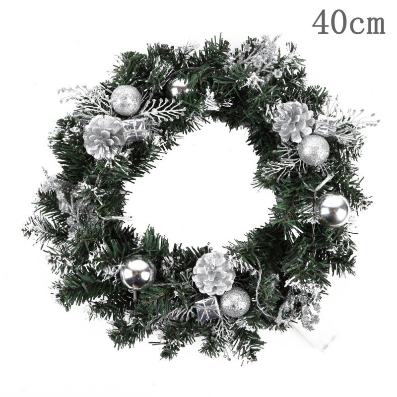 Guirlande lumineuse de noël LED avec batterie, guirlande suspendue pour porte d&#39;entrée, décorations de maison de