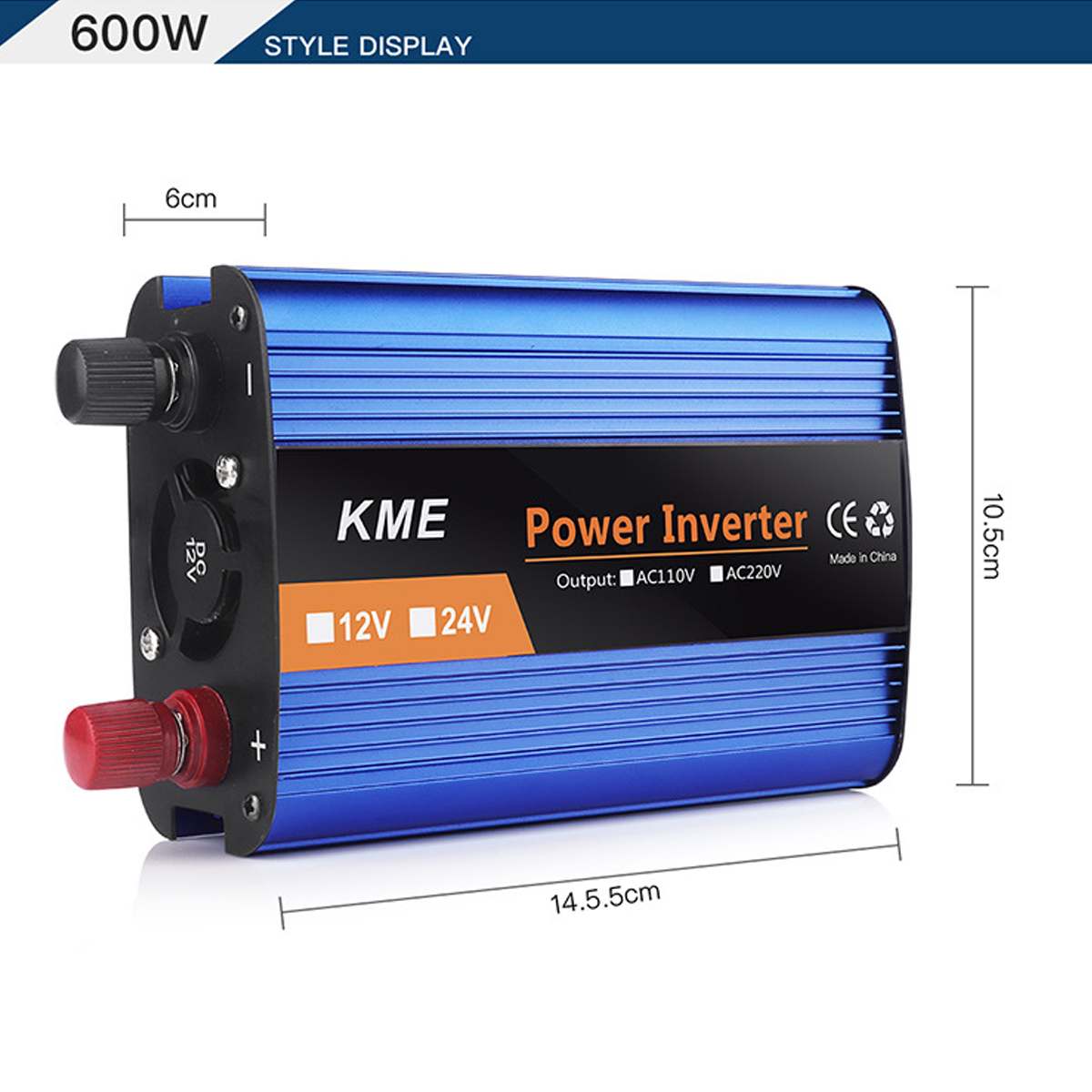 Voiture solaire onduleur 12/24V 110/220V 3000W pic tension convertisseur transformateur Inversor modifié onde sinusoïdale + écran LCD