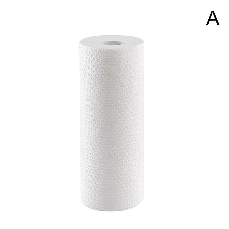 Trapos de limpieza desechables para el hogar, paño de cocina en seco y mojado, lavable, no tejido, C4X3: Blanco