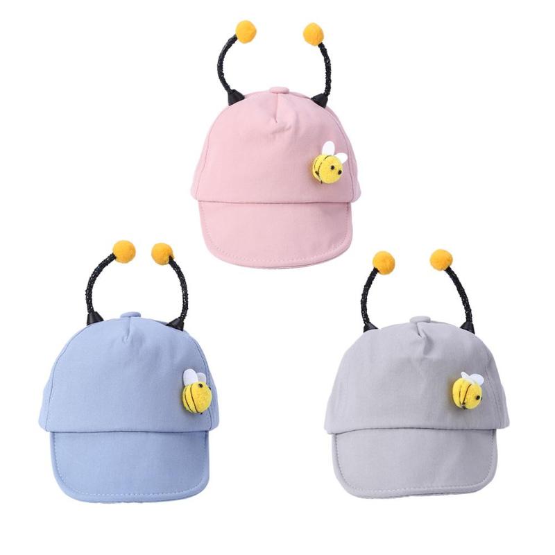 Cotton Stylish Warm Hat Sun Hat Protective Baby Summer Children Kids Soft Brim Detachable Outdoor Cap for Boys Girl