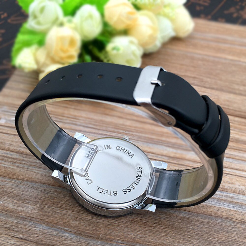 Student Paar Stijlvolle Spits Glas Riem Quartz Horloge Analoog Horloge Vrouwen Armband Zegarek Damski