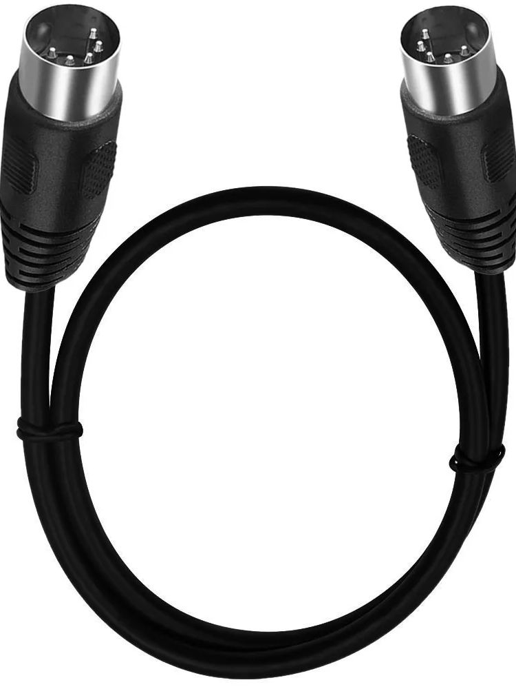 MIDI DIN 5PIN Male to Male MIDI 5 Pin Plug to 5 Pin DIN Audio Extension Male Cable Cord din-5pin M/M Cable Adapter 1m 1.5m 3M 5m