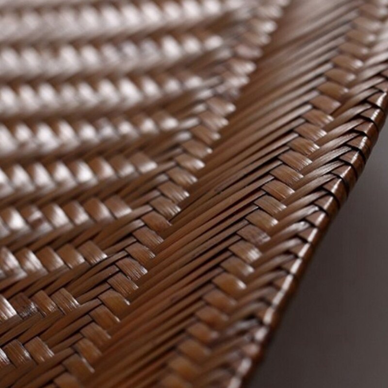 Handmade Big Lacquered Bamboo Tea Mat Big Lacquered Handmade Tatami Mat for Making Tea