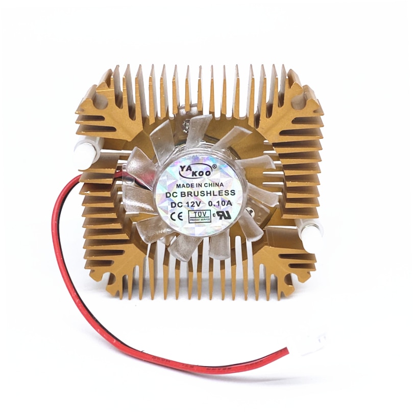 DC12V 0.1A 55Mm Bga Fan Videokaart Fan Bridge Chips Fan Met Koellichaam Cooler Cooling Fan 2pin