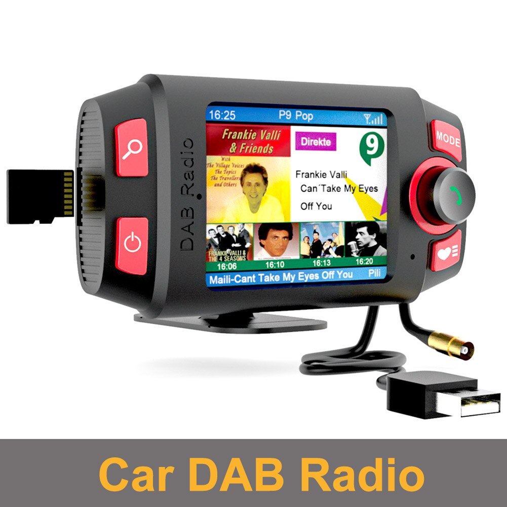 Music Playback 2.4inch Color Screen Multimedia Stereo FM Transmitter DAB Digital Dashboard Bluetooth Player Car Radio Universal