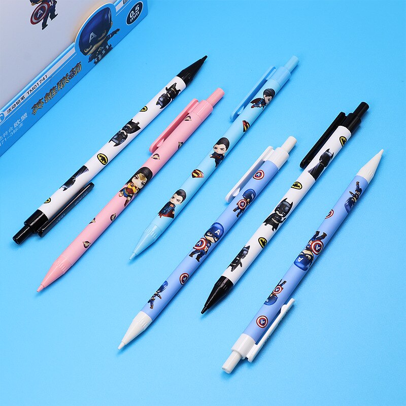 40 pcs/lot Hero Series Mechanical Pencil Cute Student Automatic Pen For Kid School Office Supply Promotional