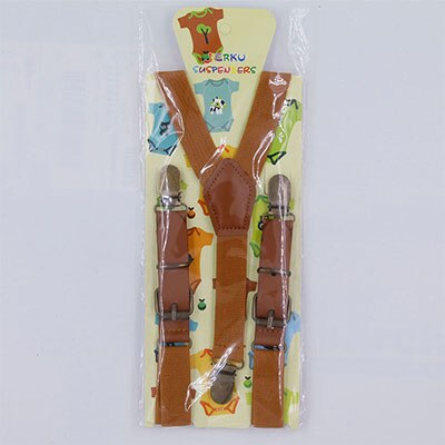 freundlicher leder hosenträger Baby hosenträger Starke 3Clips Hosen Suspensorio Gummiband größe 2.5*70cm: Ursprünglich Titel