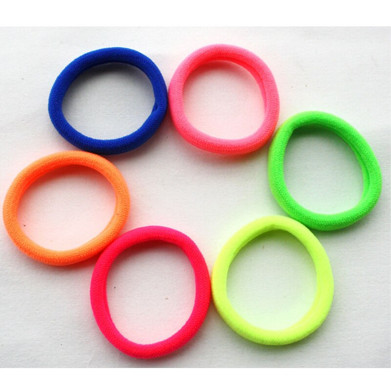10/50/100PCS Morandi Rubber Bands Candy Colors Nylon Elastic Hair Bands Ponytail Holder Scrunchies Headband Hair Accessories