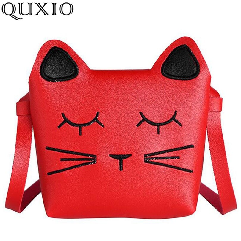 Mini Cartoon Kat Meisjes Messenger Bag Mooie Kinderen Prinses Mode Crossbody Tassen Vrouwelijke Karakter Schoudertas HS01