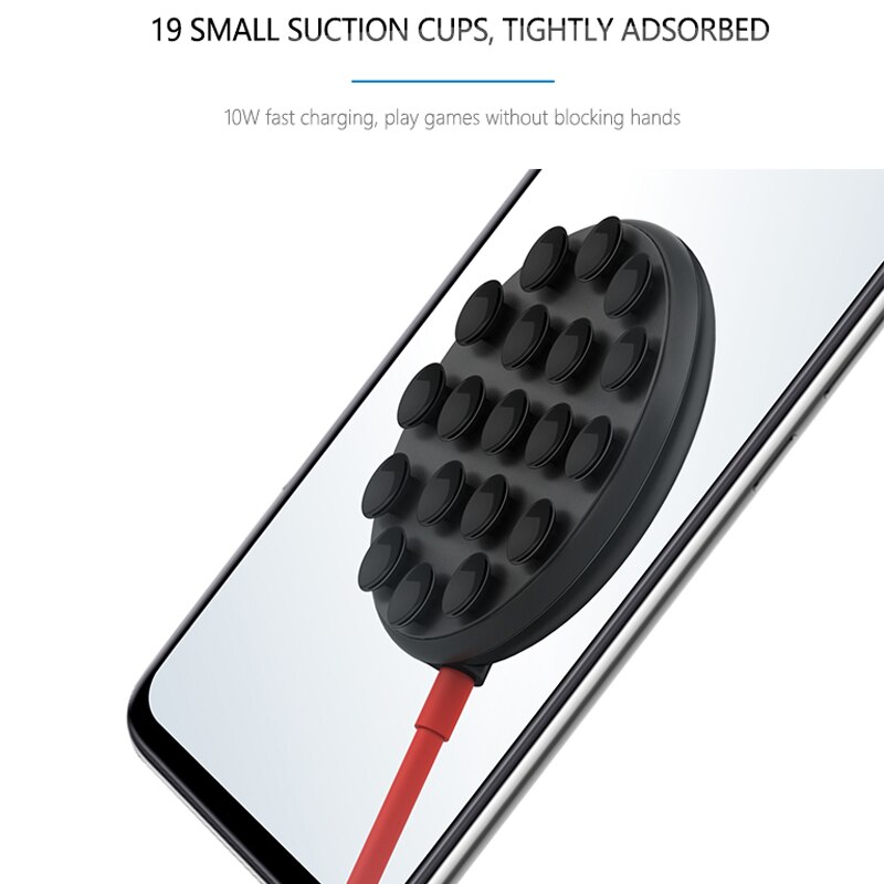 Qi Wireless Charger Pad Suction Cup Mobile Phone 10W Wireless Fast Charging for iPhone 11 Pro Xs Max 8 Samsung S20 S10 S9 Huawei