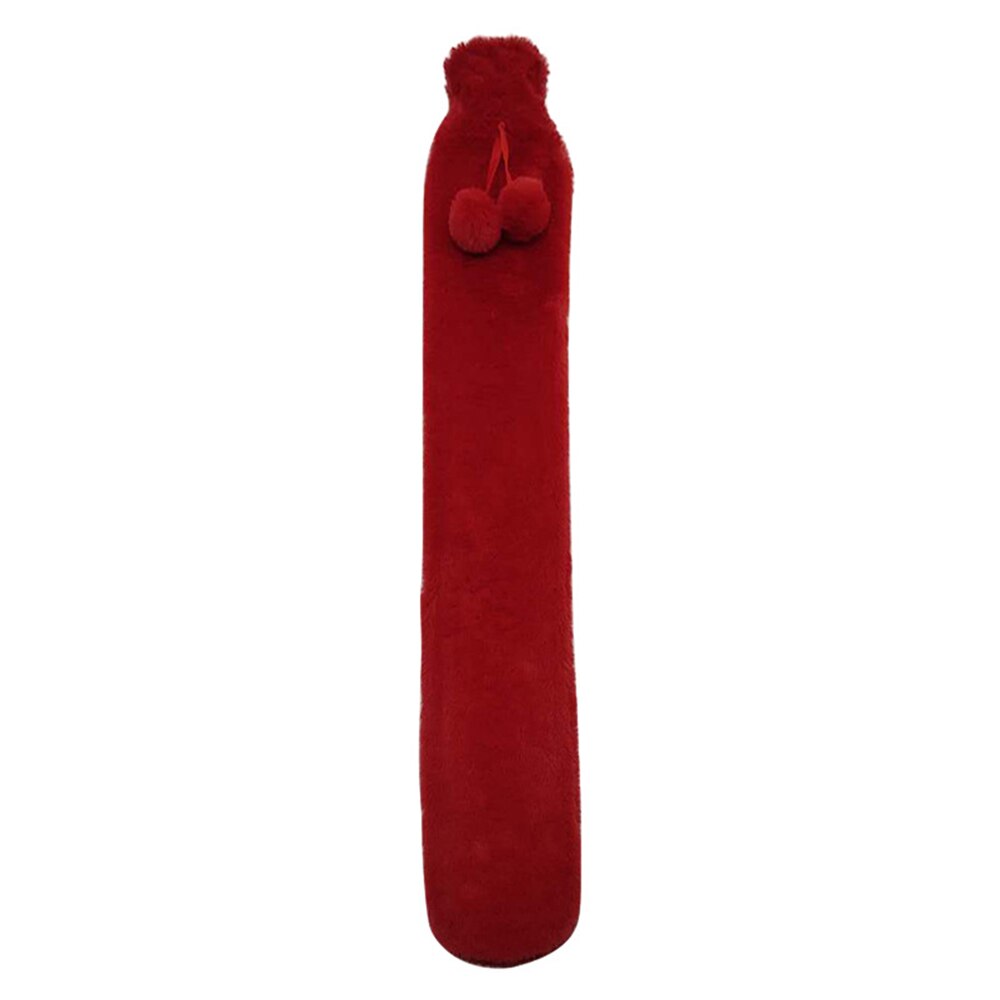 52cm Removable Cover Fur Rubber Water Bottle Extra Long Christmas Water Bottles Bag For Waist Hand Foot Warming: G