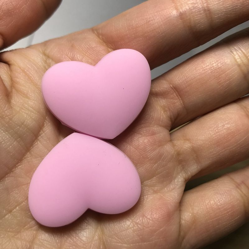 200pcs 4 colors heart-shaped Sharapova Silicone tennis racket vibration dampeners,tennis shock absorber: light pink