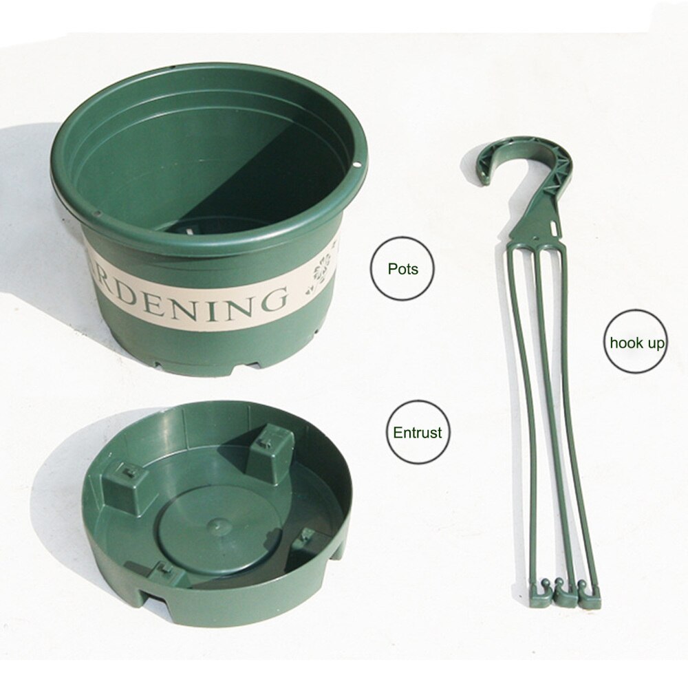 Opknoping Plant Pot Ketting Manden Outdoor & Indoor Voor Outdoor Indoor Home Tuin Balkon Decoratie Duurzaam Bloempotten