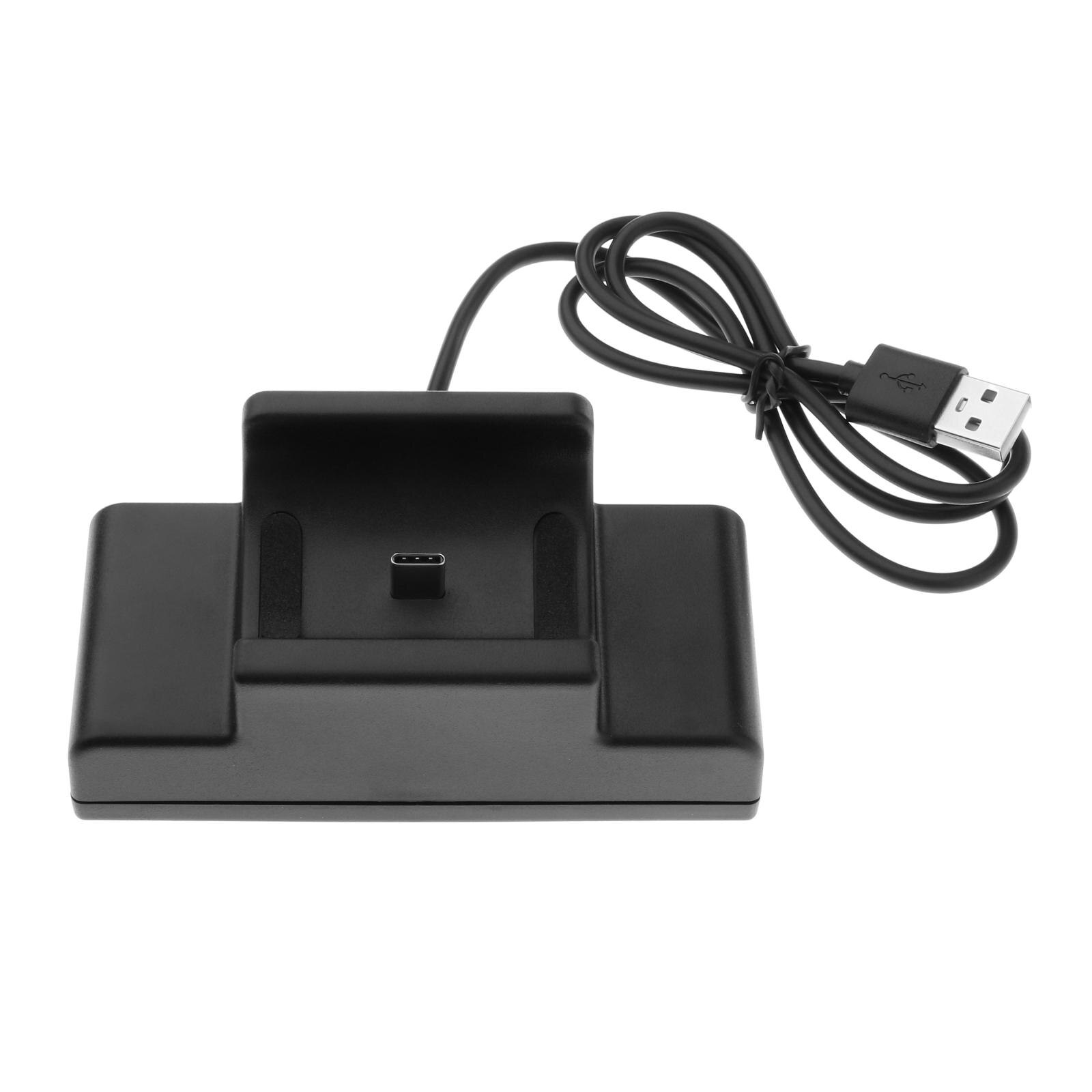 Controller Charger Dock for PS5, Charging Station for Sony 5 Controllers Black Charging Cradle