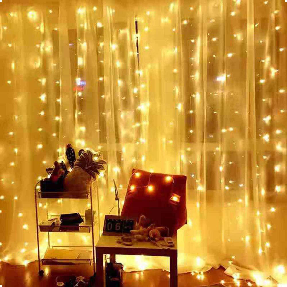 3x3M LED rideau fée chaîne lumière fête lumière 300 LED lumière de noël pour mariage maison fenêtre fête décor